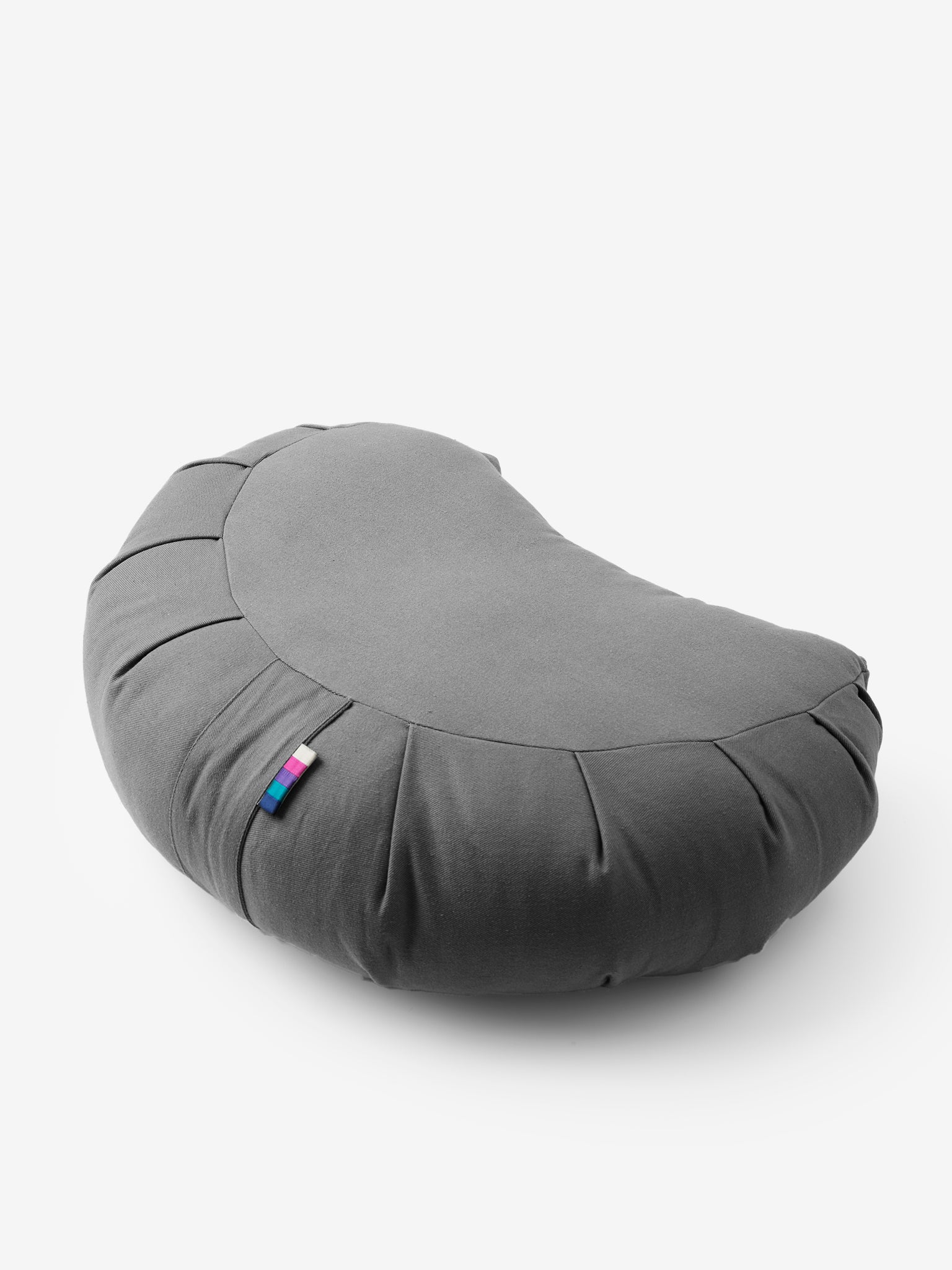 Yogamatters Organic Cotton Crescent Meditation Cushion - Set of 10 for Yoga Studios, Meditation Classes & Home Practice | Eco-Friendly Yoga Bolster for Comfortable Seating