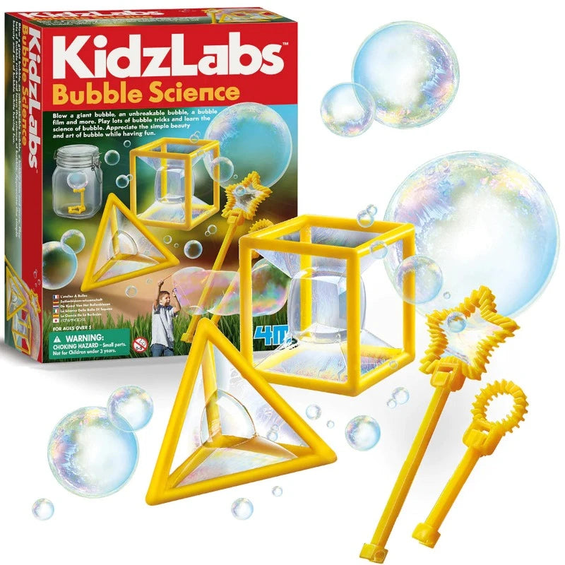 KidzLabs Bubble Science Kit - Fun STEM Learning Toy for Kids | Educational Science Experiments | Perfect for Birthday Gifts & Outdoor Play
