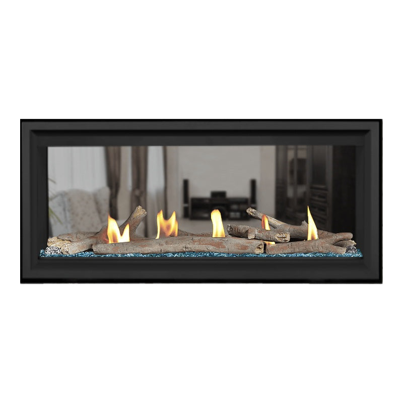 Napoleon Vector 38 See-Through Linear Direct Vent Gas Fireplace - LV38N2 1 | Modern Home Heating Solution for Living Rooms & Patios
