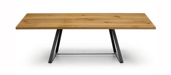 Midj Alfred Solid Wood Dining Table - Rustic Farmhouse Style for Kitchen & Dining Room - Perfect for Family Gatherings & Dinner Parties