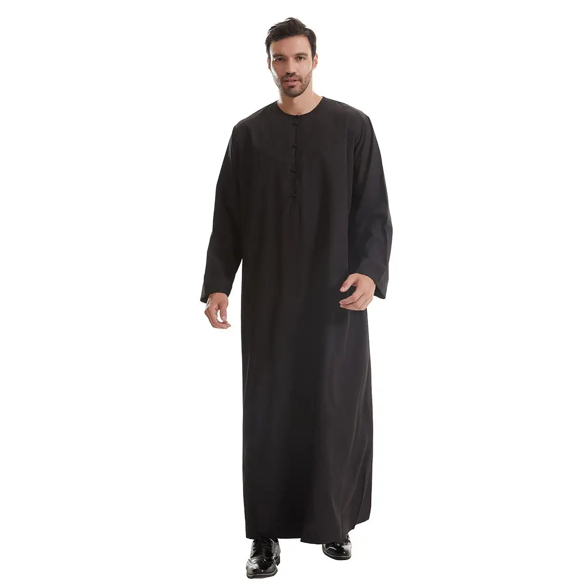 Premium Middle Eastern Arab Men's Thobe Thawb with Pocket - Traditional Islamic Robe for Daily Wear & Special Occasions