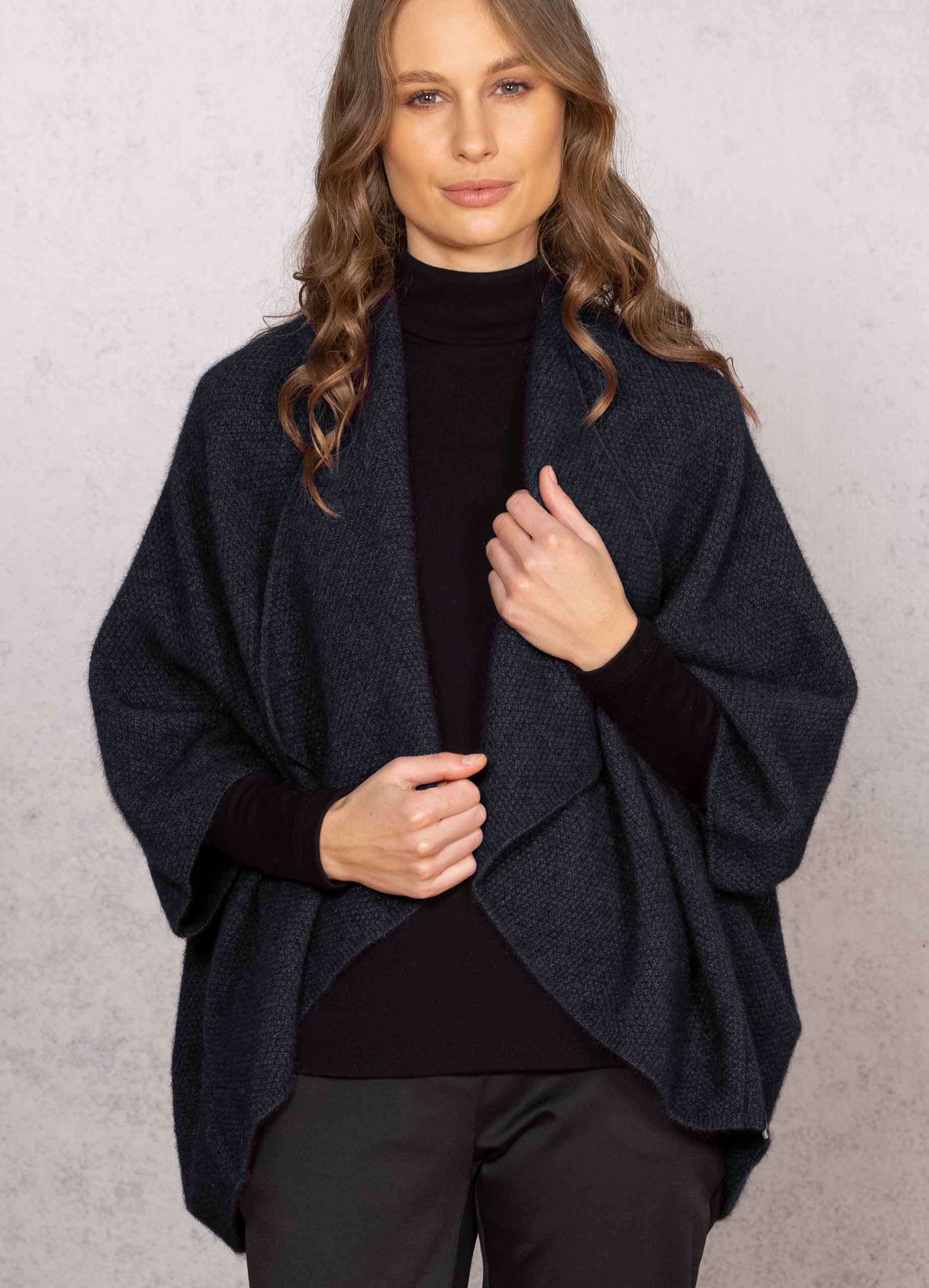 Women's Longline Merino Possum Wrap Scarf - Soft Wool Blend Winter Shawl for Cold Weather, Travel & Outdoor Activities