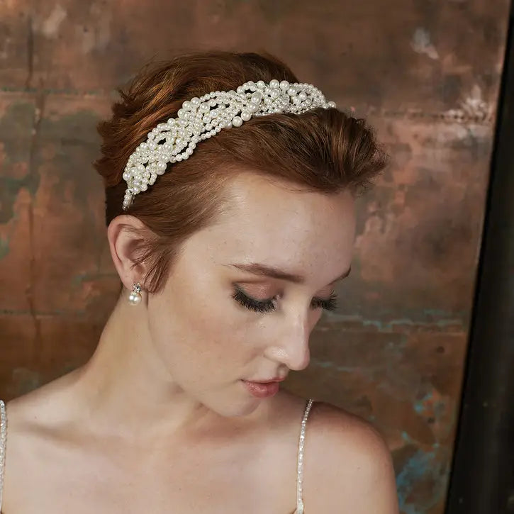Elegant Bridal Headband HB2213 - Sparkling Rhinestone Wedding Hair Accessory for Bride, Bridesmaids & Prom - Perfect for Weddings, Parties & Special Occasions
