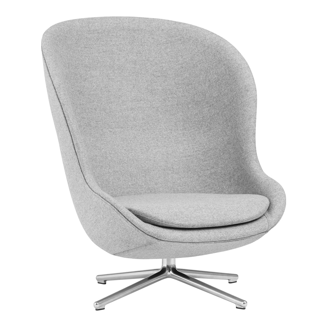Premium Hyg Lounge Chair with 360° Swivel Base - Modern Accent Chair for Living Room, Bedroom or Office - Ergonomic Comfort for Relaxing & Reading