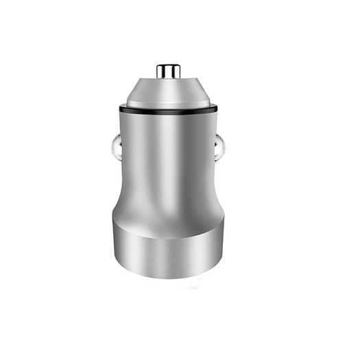 Bakeey Mini 2.4A Fast Dual USB Car Charger with LED Light - Compatible with iPhone S8/S9, Xiaomi 6, OnePlus 5 - Perfect for Road Trips & Emergency Charging in Vehicles