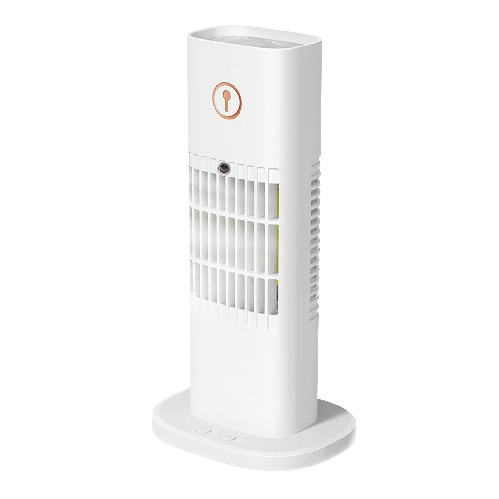 Portable USB Air Conditioner Fan - Mini Evaporative Cooler with Water Spray, Personal Desk Fan for Bedroom, Home & Office Use - Compact Cooling Solution for Hot Days (Pink/White) | Perfect for Workstations, Dorm Rooms & Small Spaces
