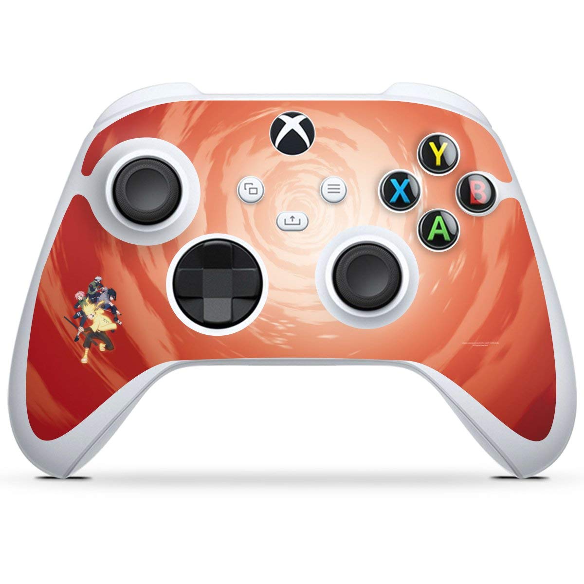 Premium Naruto Shippuden Sasuke Sakura Skin Sticker Compatible with Microsoft Xbox Series S Controller - Custom Gaming Protection for Anime Fans & Decor for Gaming Setup