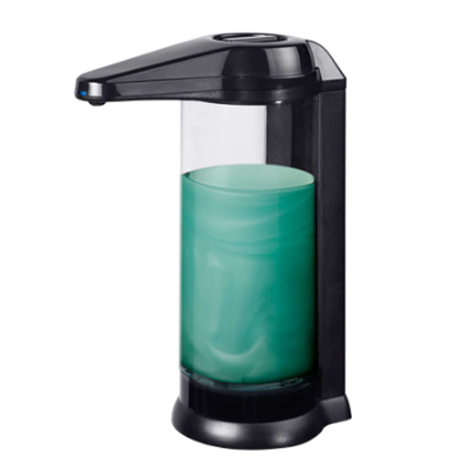 500ml Automatic Touchless Soap Dispenser with Smart Sensor - Hands-Free Sanitizer for Kitchen, Bathroom, Office, Restaurant, Healthcare & School Use - Black