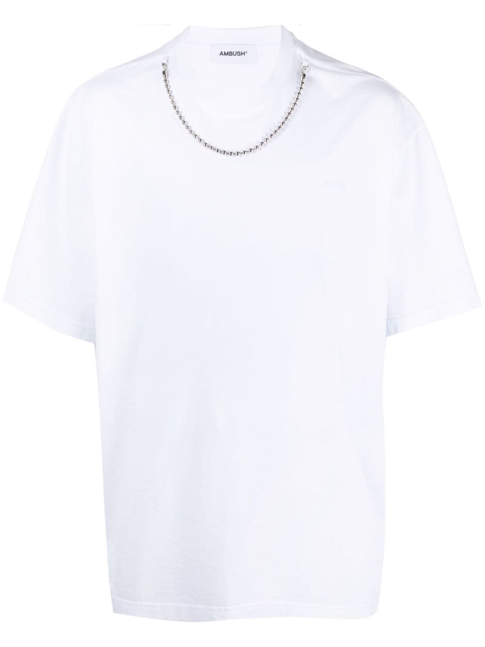 Ambush White T-Shirts & Polos for Men - Casual & Streetwear Style - Perfect for Everyday Wear, Outings & Urban Fashion