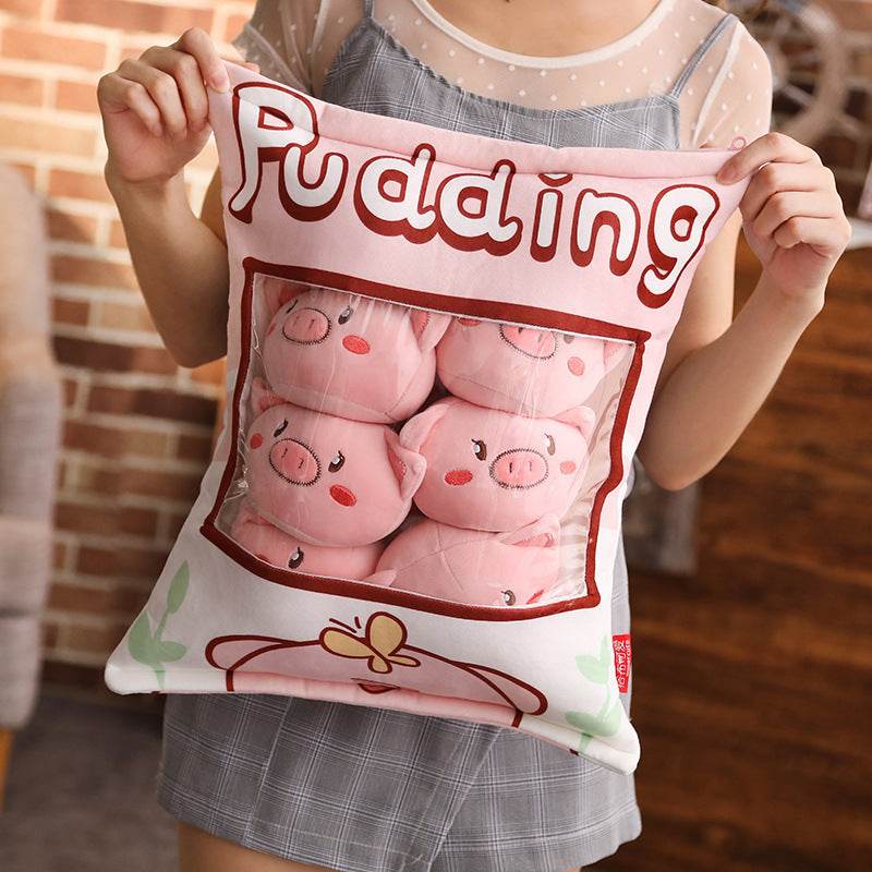 Soft Squishy Mochi Plushie Toy Set - 6 Pack Cute Kawaii Stress Relief Pillows for Kids & Adults | Perfect for Home Decor, Office Desk, Car Seat & Anxiety Relief Gifts