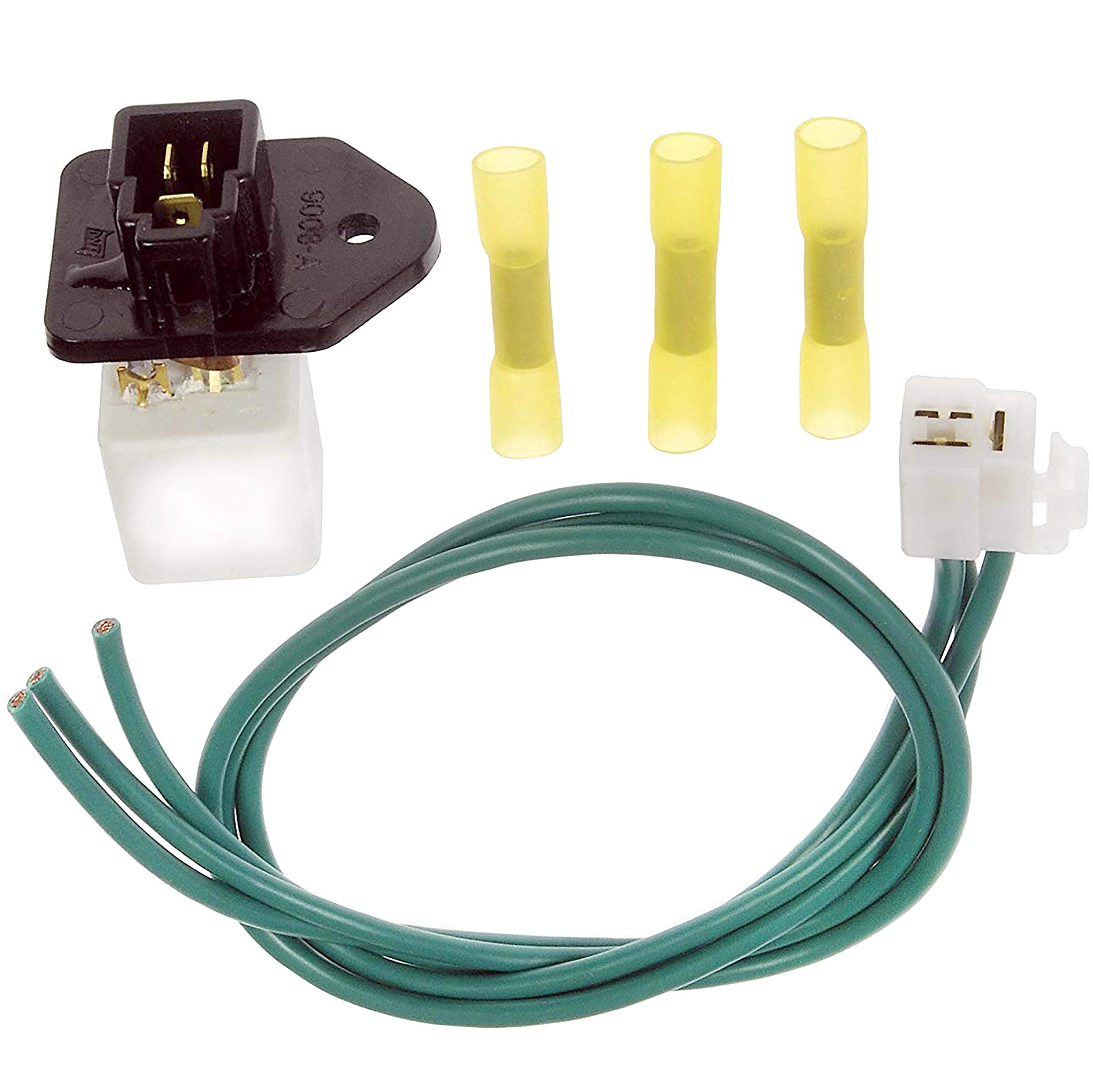 APDTY 084612 Blower Motor Resistor Kit with Harness - Replacement for 5019639AA - Compatible with Dodge, Jeep, Chrysler - Perfect for HVAC System Repairs