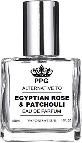 Egyptian Rose & Patchouli Eau de Parfum - 50ml Unisex Perfume Spray | Long-Lasting Floral Scent for Women & Men | Perfect for Date Night, Office Wear & Special Occasions