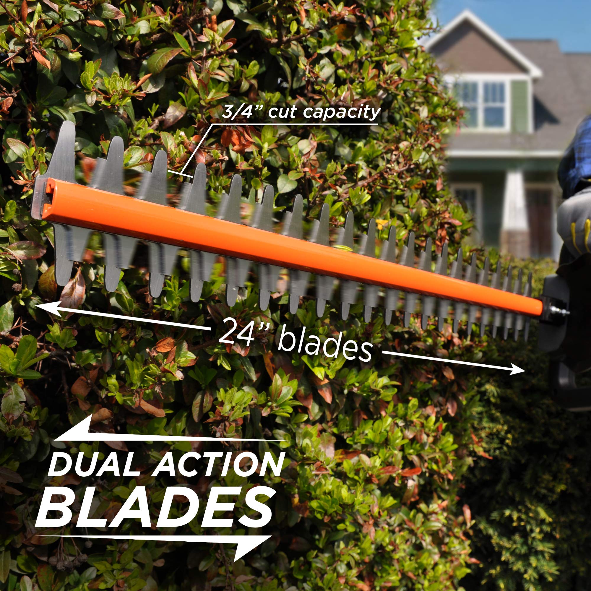 Westinghouse 40V Cordless Hedge Trimmer for Outdoor Power Equipment | Battery & Charger Not Included | Perfect for Lawn Care, Garden Trimming & Landscaping