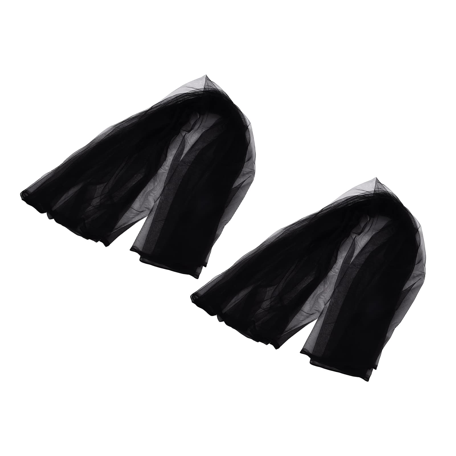 Elegant Black Tulle Fabric for DIY Wedding & Party Decorations - Soft, Safe & Durable Material for Bridal Showers, Birthday Decor, and Crafting Projects