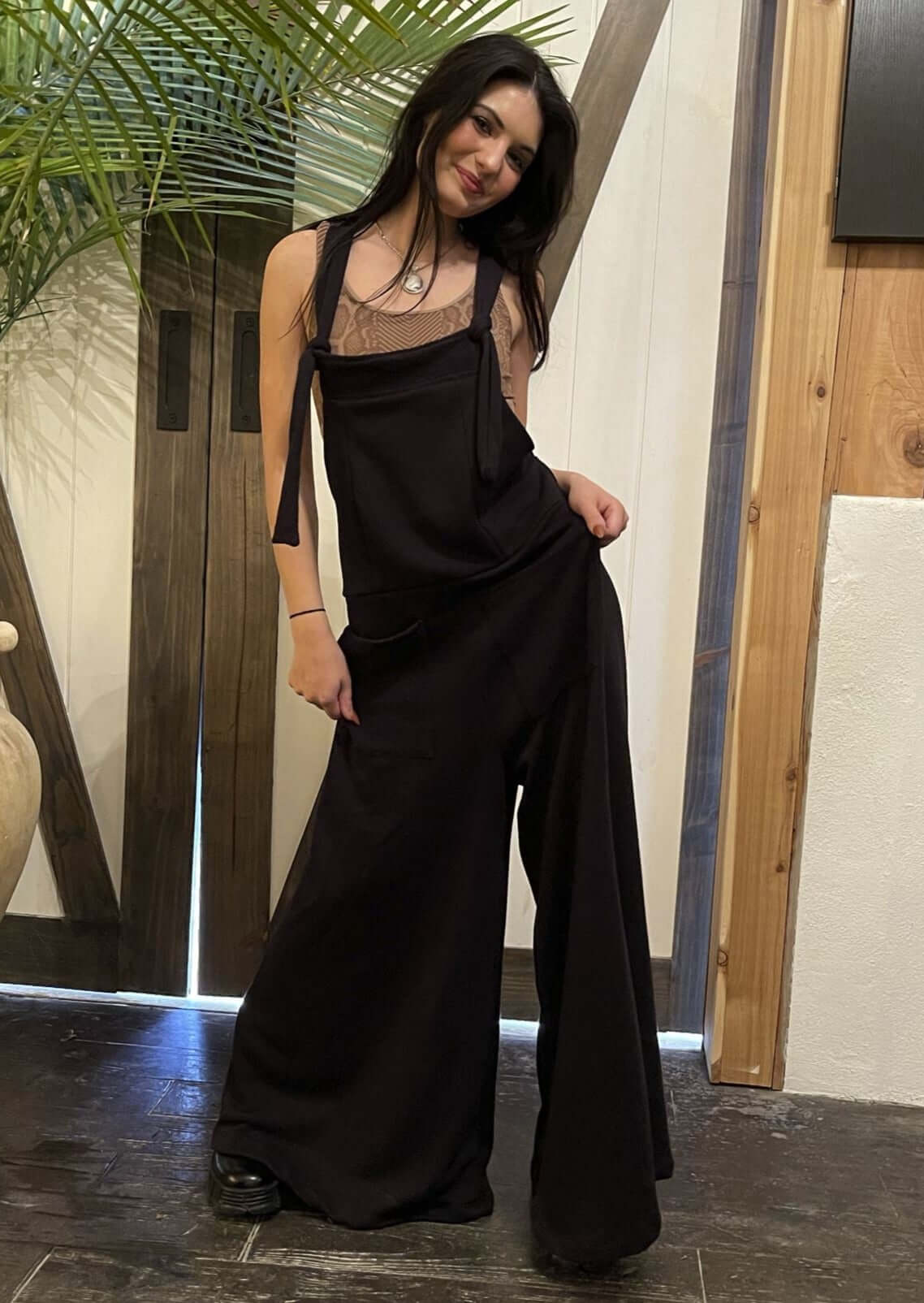 French Terry Slouchy Overalls Jumpsuit for Women - Comfortable & Stylish Made in USA - Perfect for Casual Wear, Loungewear & Weekend Outfits