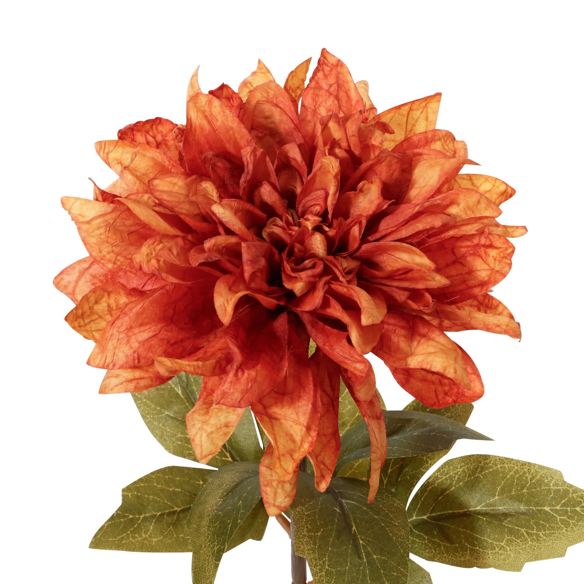 Antique Daisy Orange Artificial Flowers - Realistic Silk Floral Arrangements for Home Decor, Wedding Centerpieces, and Party Decorations