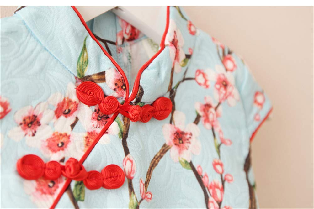 LittleSpring Girls' Holiday Dress - Traditional Chinese Qipao Princess Costume for Christmas, New Year & Special Occasions | Perfect for Parties, Pageants & Cultural Events