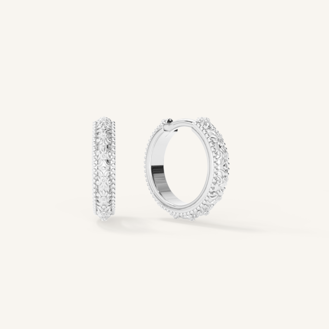 Palais Hoops - Elegant Gold Plated Hoop Earrings for Women | Perfect for Parties, Weddings & Everyday Wear