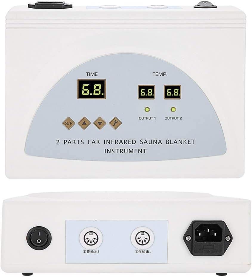Portable Far Infrared Sauna Blanket for Weight Loss & Detox - 2 Zone Electric Home Spa Therapy, Waterproof Body Shaper & Steam Blanket - Perfect for Relaxation, Post-Workout Recovery & Home Wellness