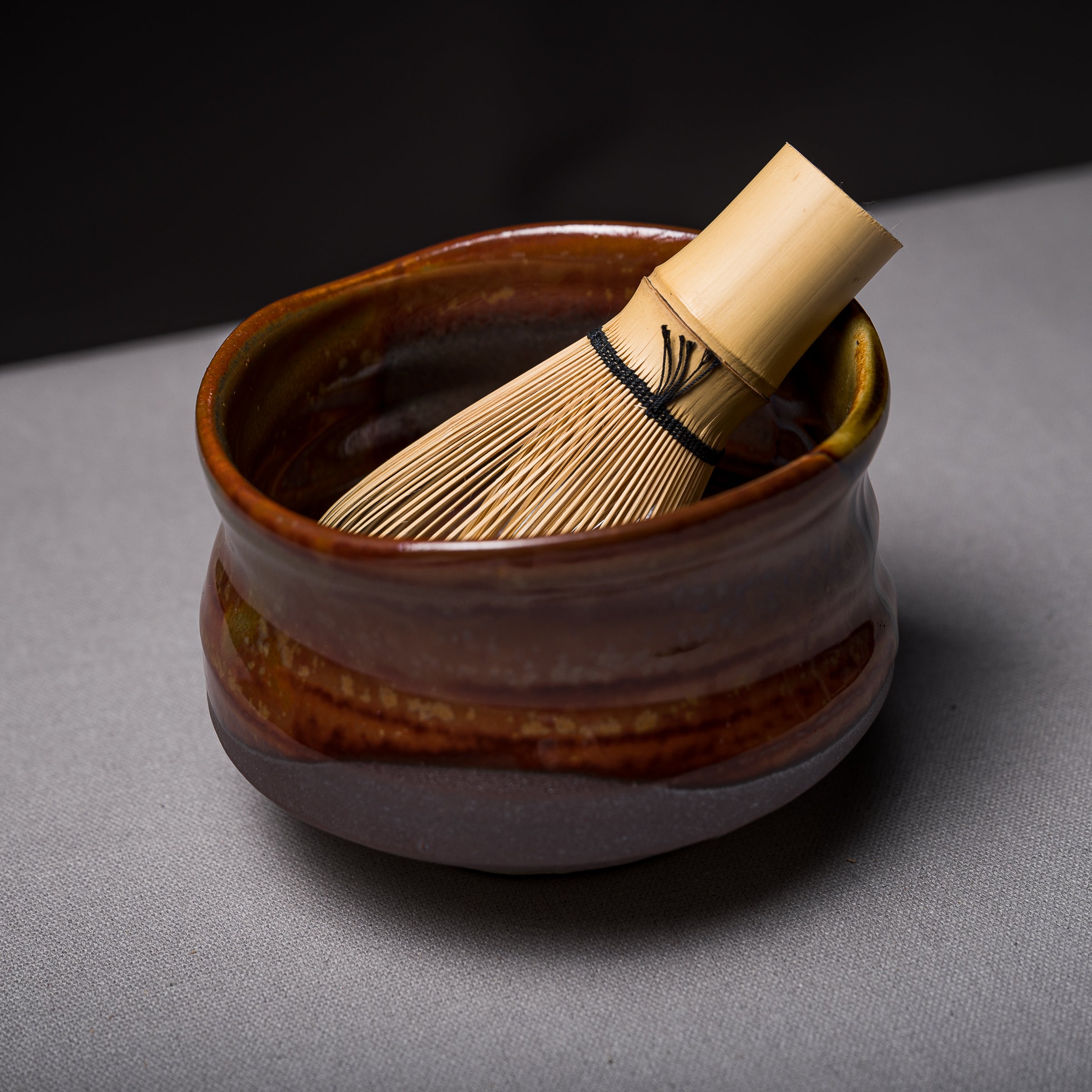 Premium Matcha Bowl - Handcrafted Ceramic Sunrise Design for Japanese Tea Ceremony | Perfect for Traditional Matcha Preparation & Zen Meditation Gifts