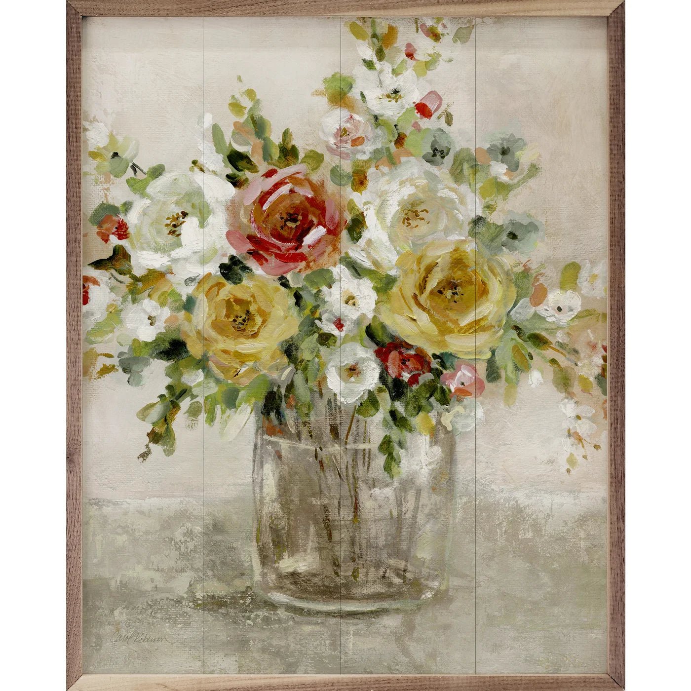 Autumn Floral Framed Wall Art Print by Carol Robinson - Perfect for Home Decor, Living Room, Bedroom & Office