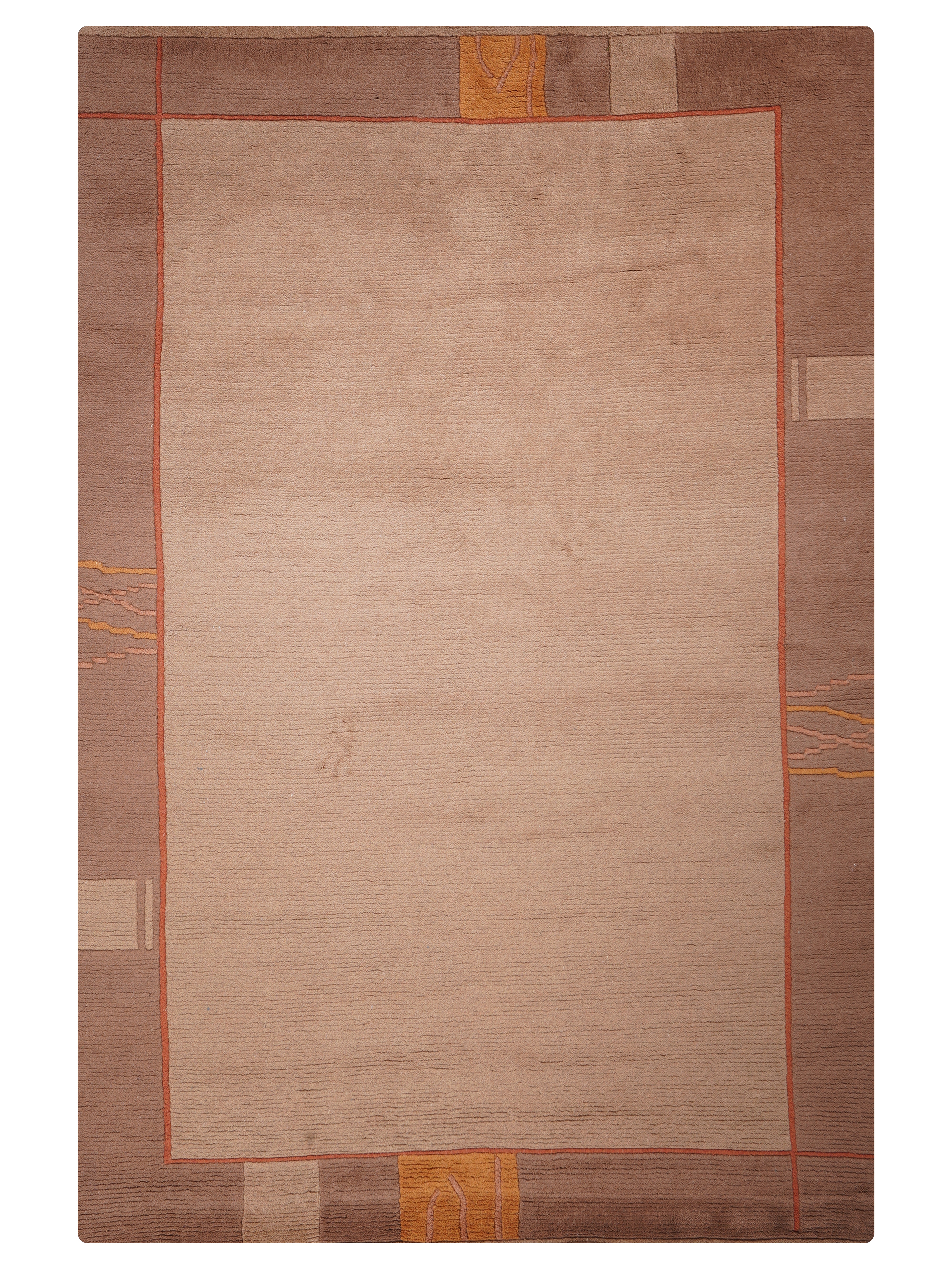 Hand Knotted Soliloquy Rug - Premium Wool Area Rug for Living Room, Bedroom & Dining Room - Elegant Home Decor & Cozy Floor Covering