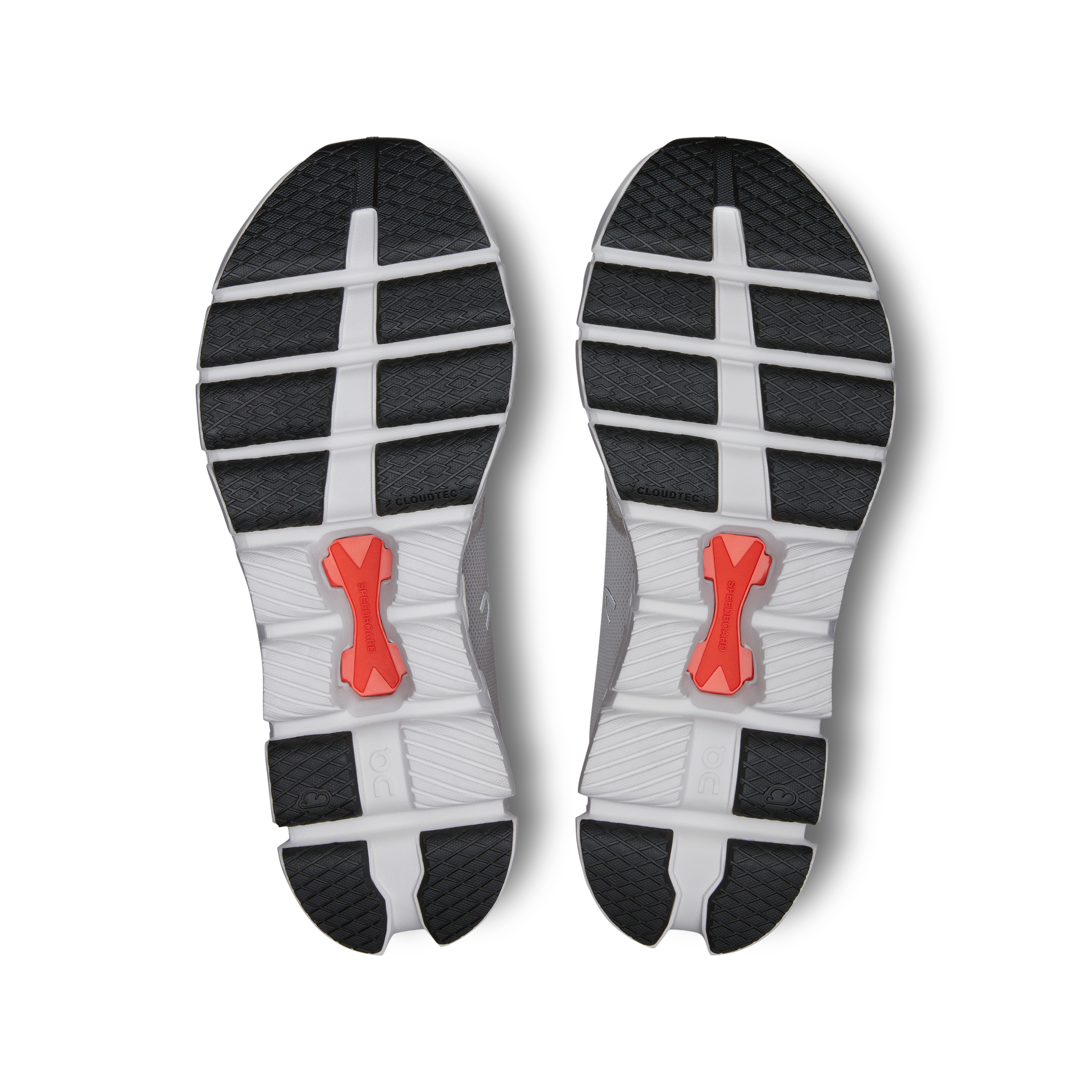 On Running Men's Cloud X 4 Running Shoes - Lightweight & Breathable Silver/Flame Color for Jogging, Gym Workouts & Daily Wear