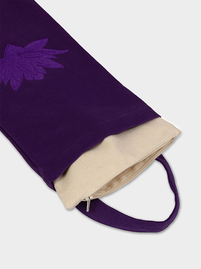 GOTS Certified Organic Cotton Yoga Sandbag Cover - Eco-Friendly & Breathable for Hot Yoga, Meditation & Home Workouts