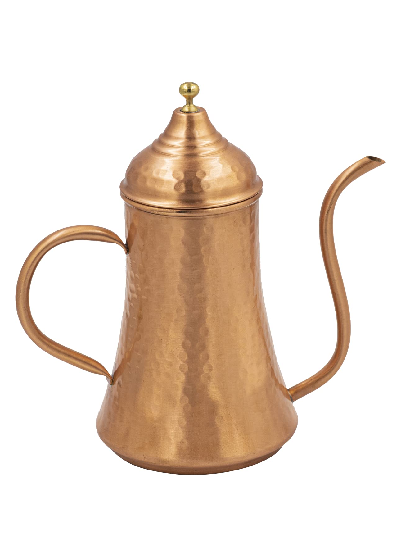 Handmade 500ml Copper Oil Cruet Bottle - Premium Copper Oil Dispenser for Kitchen, Salad Dressing & Gourmet Cooking