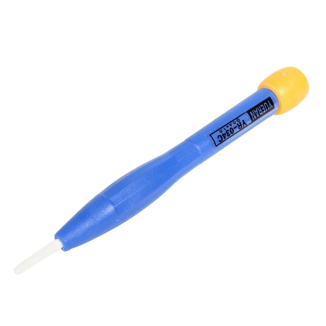 uxcell 2mm Slotted Screwdriver with Plastic Handle & Core Aligner - Blue | Precision Tool for Electronics, Watches, and Small Device Repair