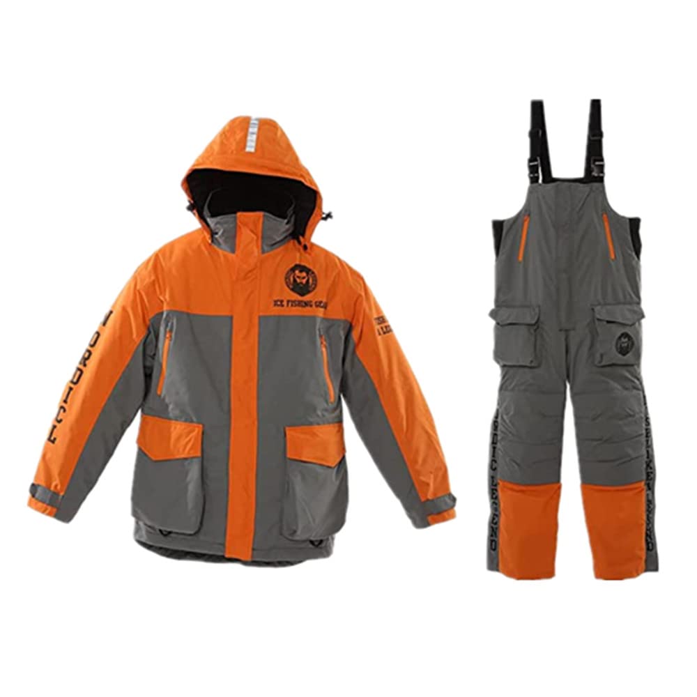 Nordic Legend Aurora Series Insulated Waterproof Ice Fishing Suit - Thermal Bibs & Jacket Set for Extreme Cold Weather | Perfect for Ice Fishing, Snowmobiling & Winter Outdoor Activities