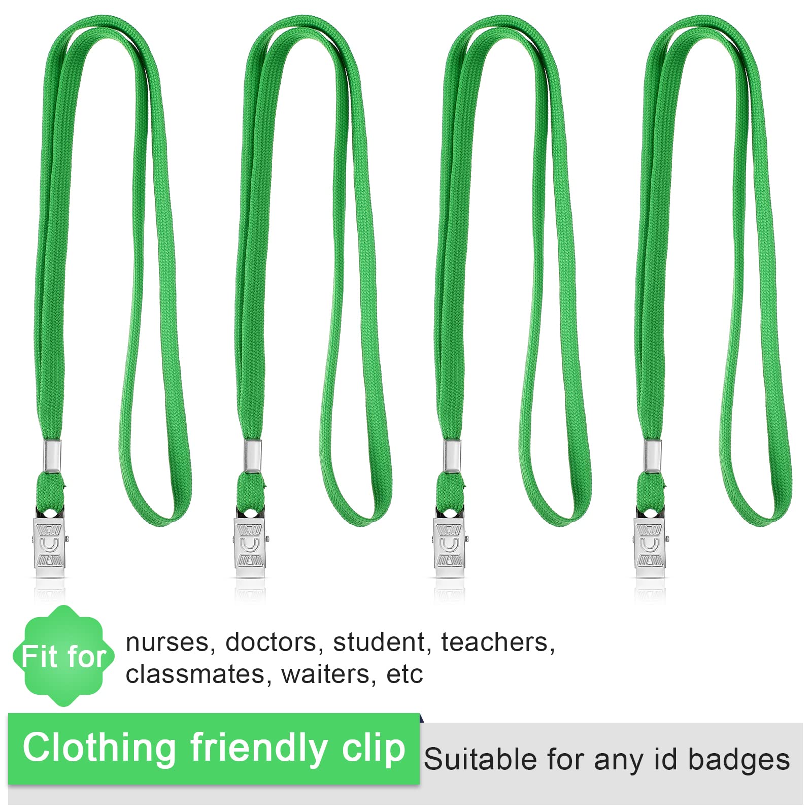 Marspark Bulk Lanyards with Swivel Hook for ID Cards - Office & Events