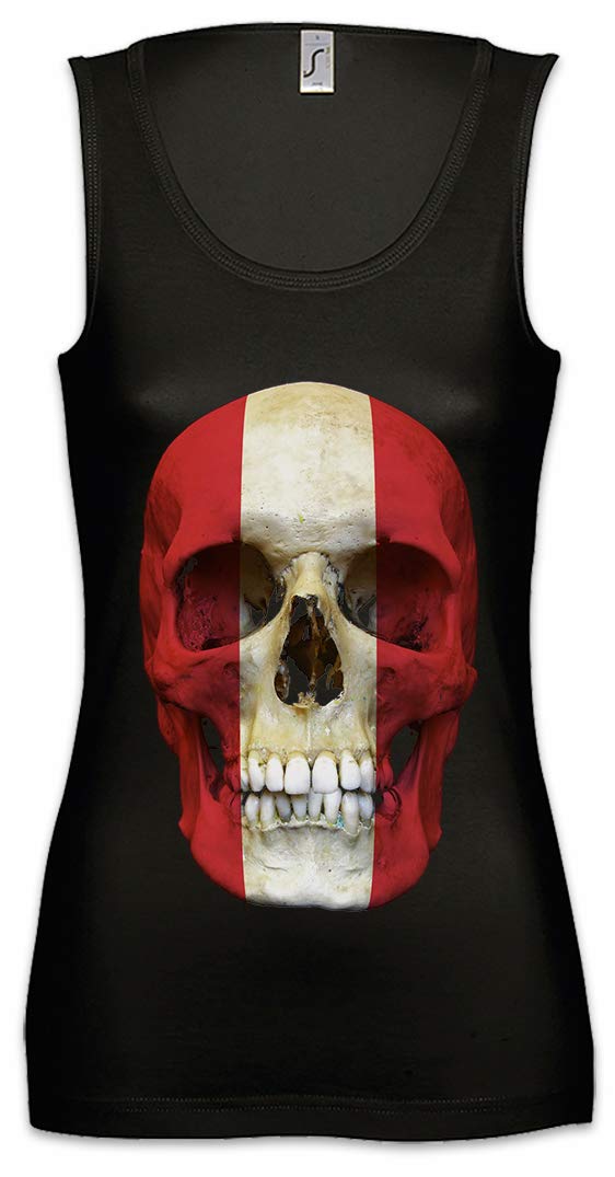 Classic Austria Skull Flag Women's Tank Top - Breathable Gym & Fitness Training Shirt for Workouts, Running & Casual Wear