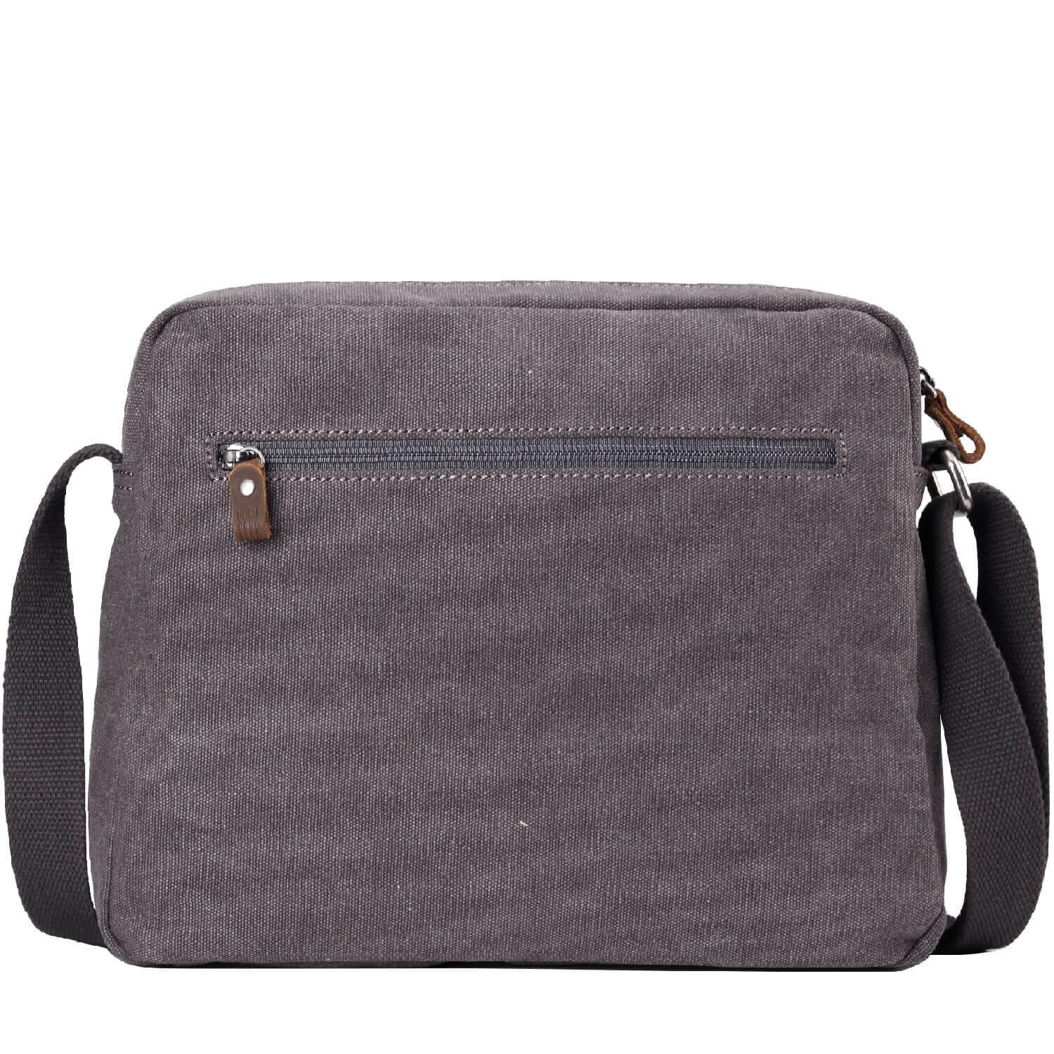 Troop London Classic Canvas Crossbody Bag for Men & Women - Stylish & Durable Shoulder Messenger Bag for Travel, Work & Daily Use