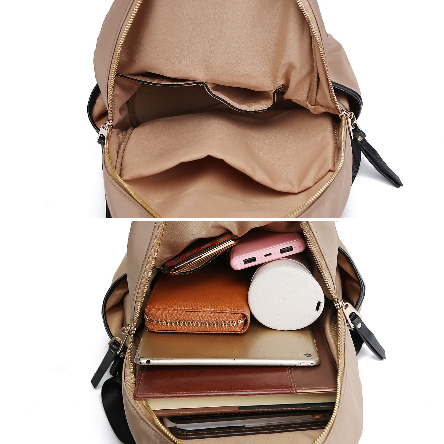 Waterproof Nylon Travel Backpack for Women - Lightweight Durable Carry-On Purse by Mia K - Perfect for Hiking, Commuting & Weekend Getaways