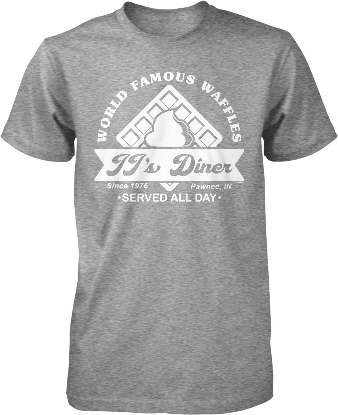 JJ's Diner World Famous Waffles Graphic Men's T-Shirt - Soft Cotton Tee for Casual Wear & Pop Culture Fans
