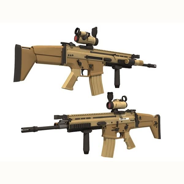 3D Handmade Gun Paper Model Kit - 98CM Realistic Scar Toy for Kids, DIY Craft Gift for Boys & Girls | Perfect for Birthday, Christmas, and STEM Learning Activities