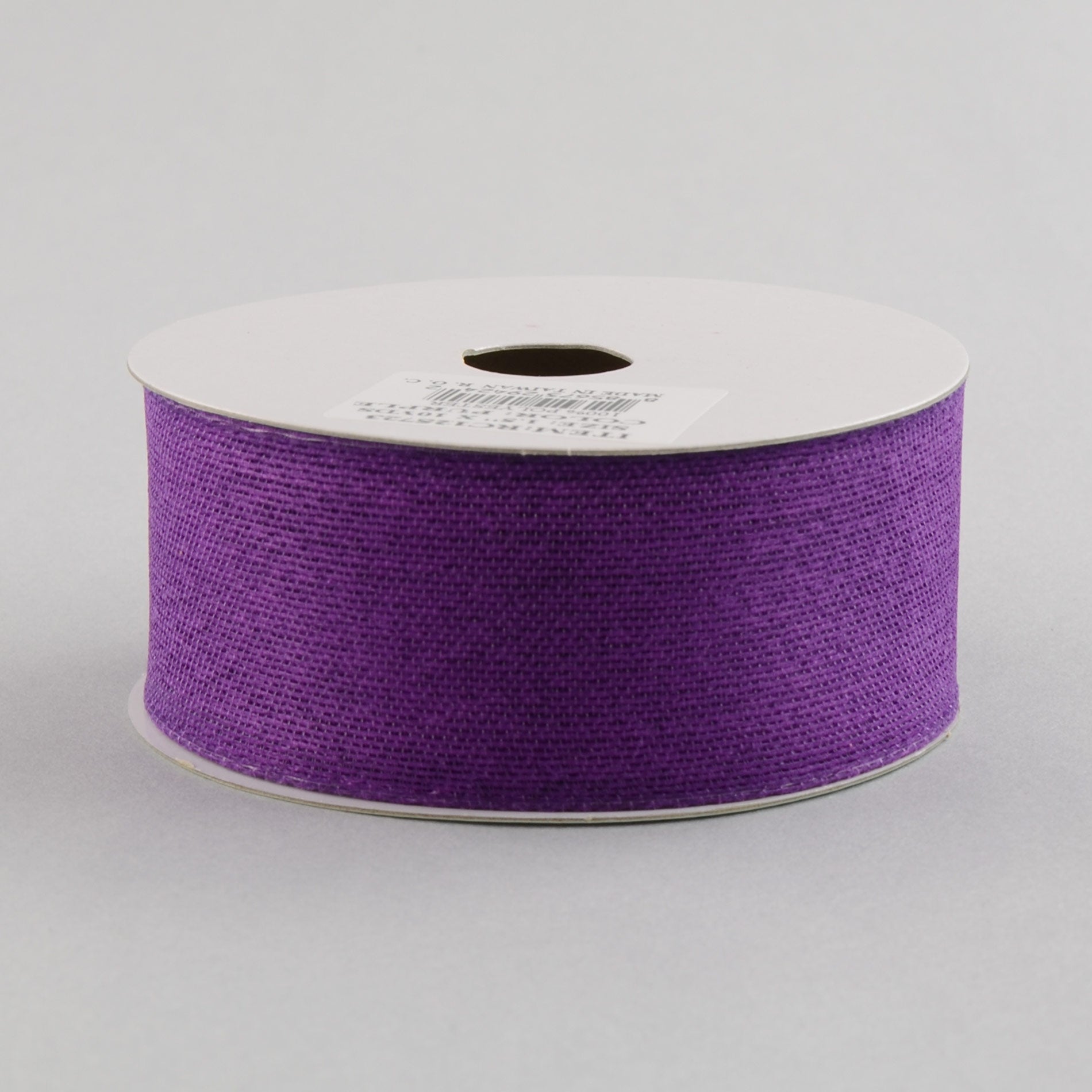 1.5 Inch Classic Faux Jute Ribbon - Purple Decorative Ribbon (10 Yards) for Gift Wrapping, DIY Crafts, Wedding Decorations and Home Decor