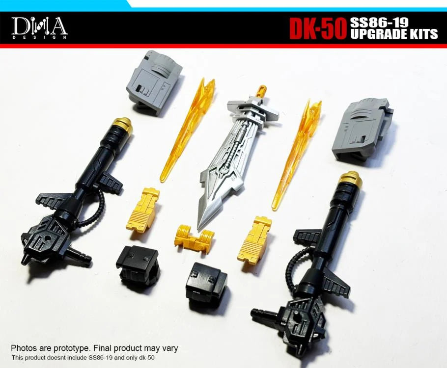 DNA Design DK 50 Upgrade Kit for SS 86 19 Dinobot Snarl - Transformers Toy Accessories for Collectors & Display Enhancement