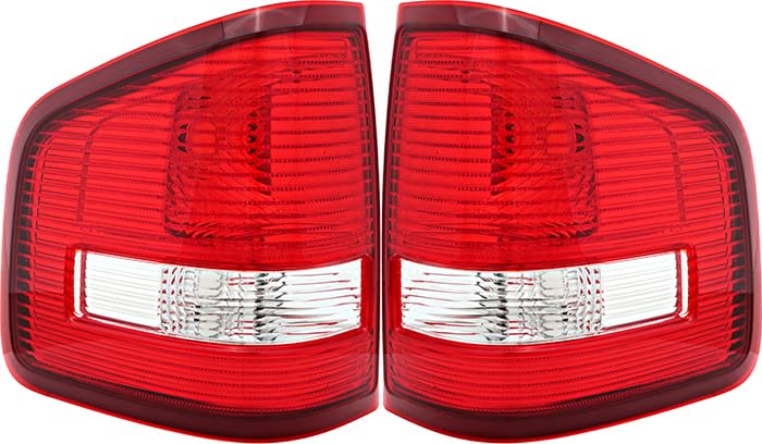 2007-2010 Ford Explorer Sport Trac Replacement Tail Lights Set - Left & Right Side Lamps - Perfect for Night Driving & Enhanced Vehicle Safety