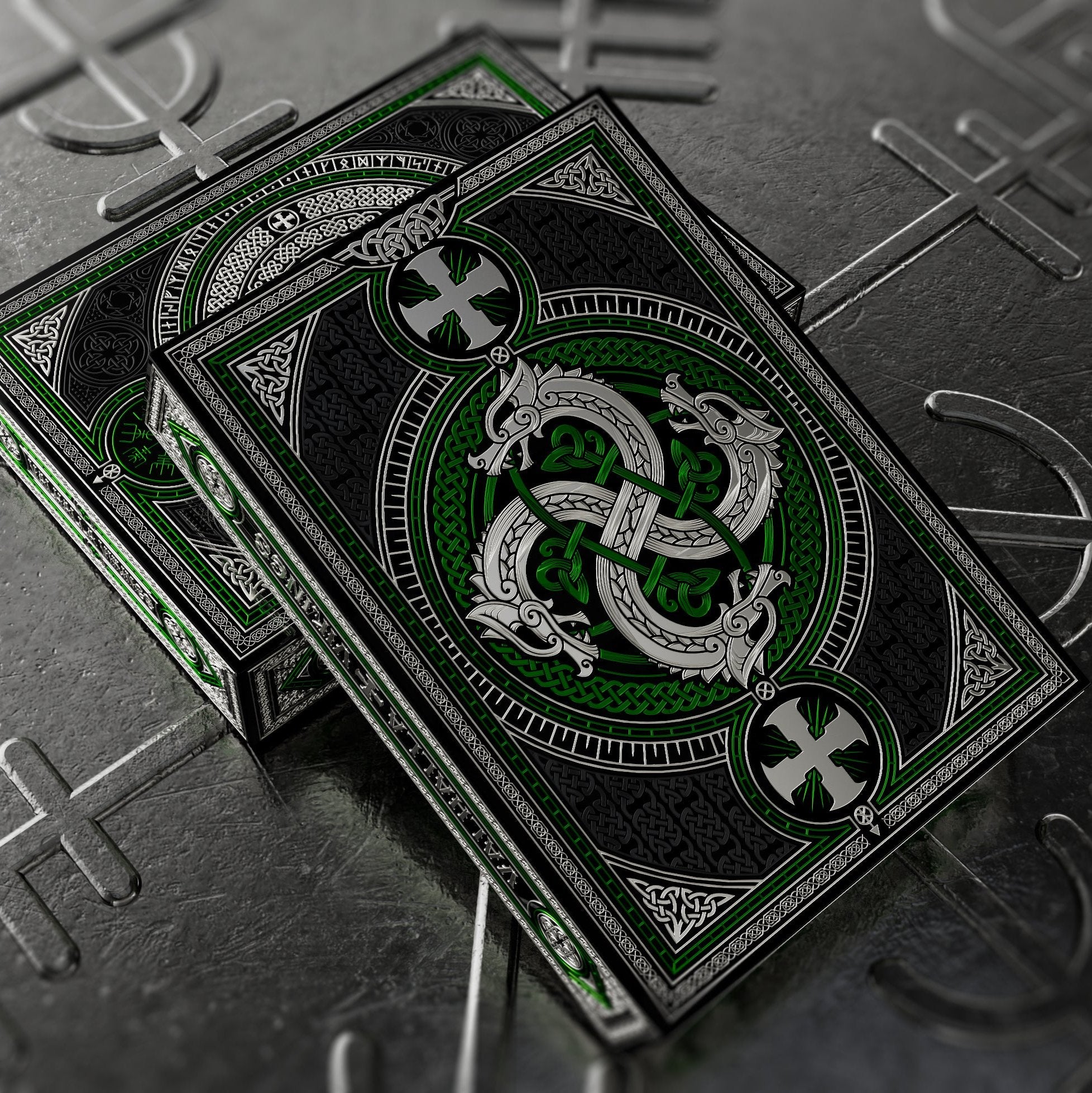 Valhalla Viking Playing Cards - Special Edition Deck for Collectors, Card Games & Magic Tricks | Premium Norse Mythology Theme