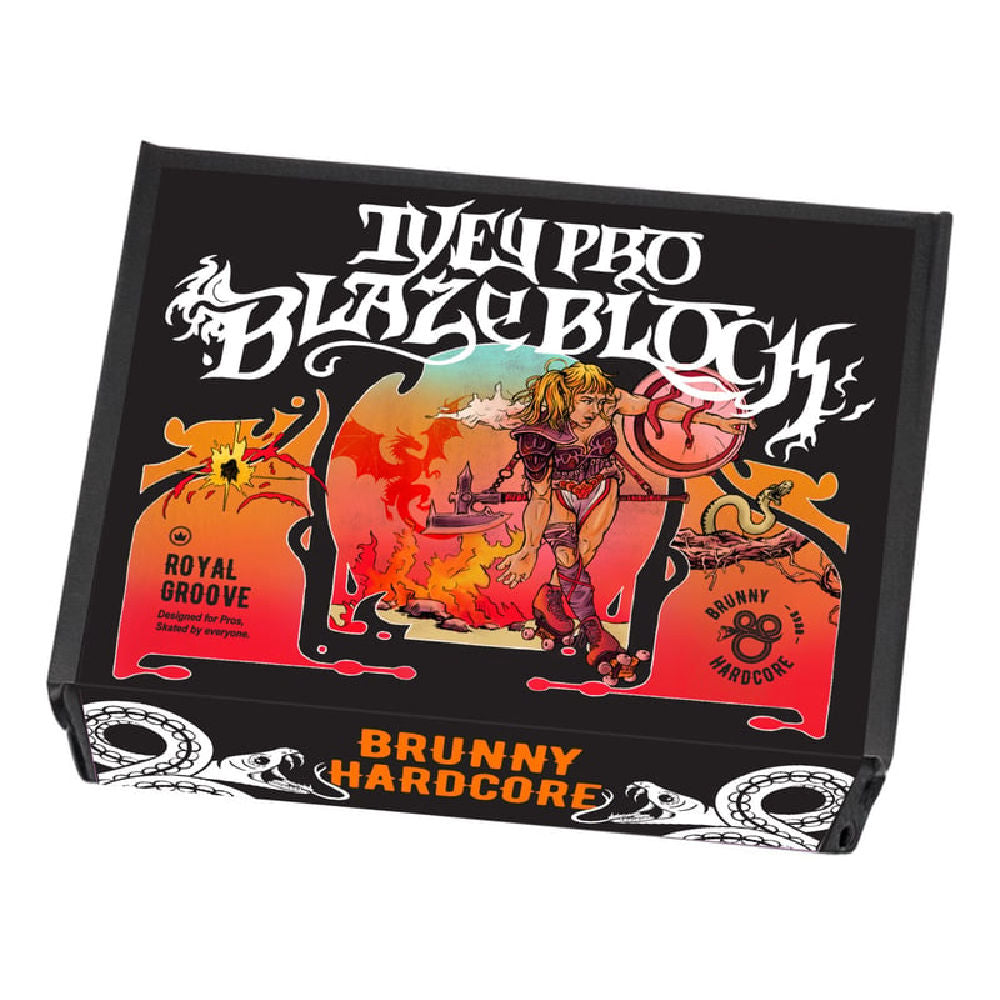 Brunny Hardcore Ivey Pro Block - Durable Skateboard Deck for Street & Park Skating | Perfect for Tricks & Professional Skaters
