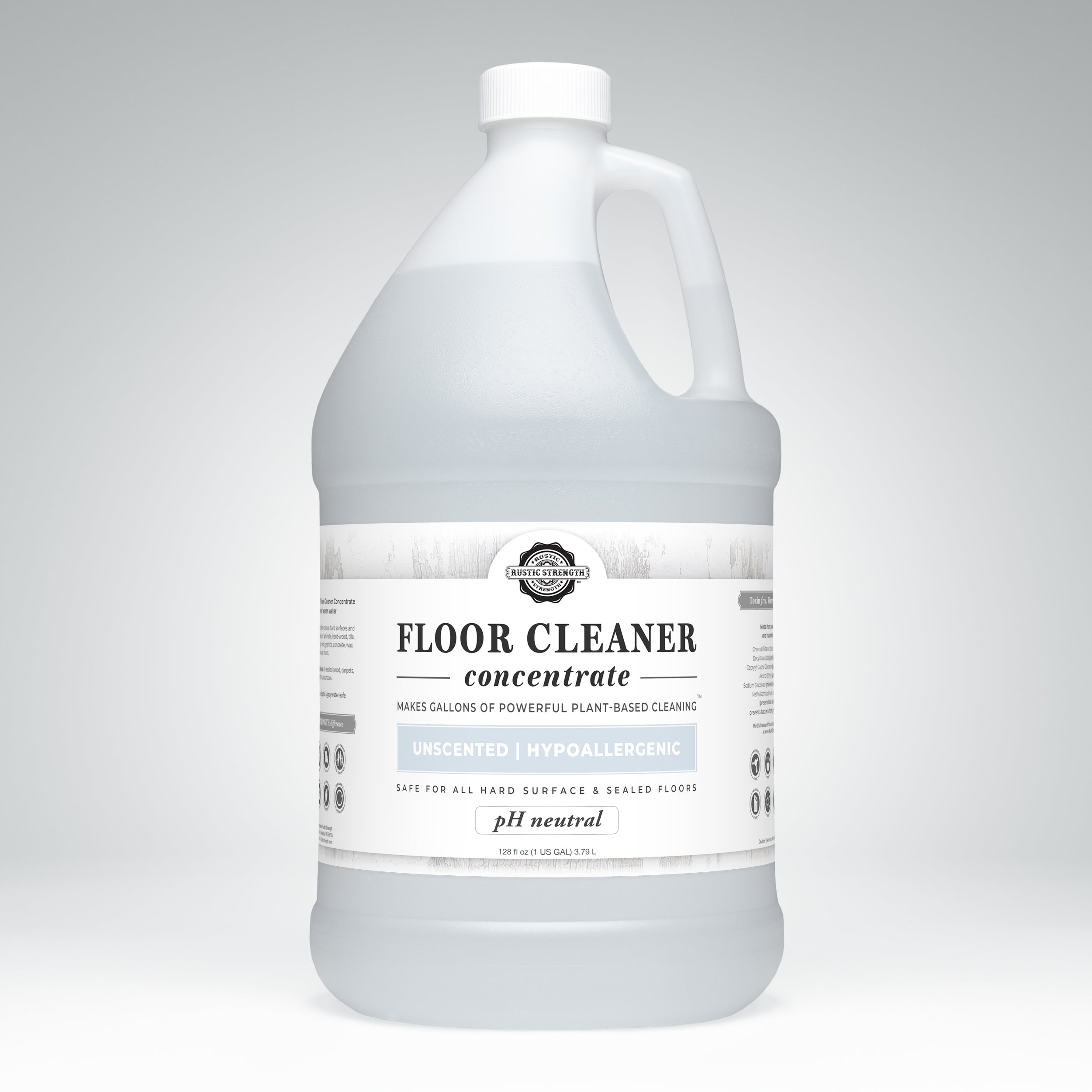 Best Unscented Floor Cleaner Concentrate - Powerful Cleaning for Hardwood, Tile & Laminate - Eco-Friendly & Safe for Pets & Kids