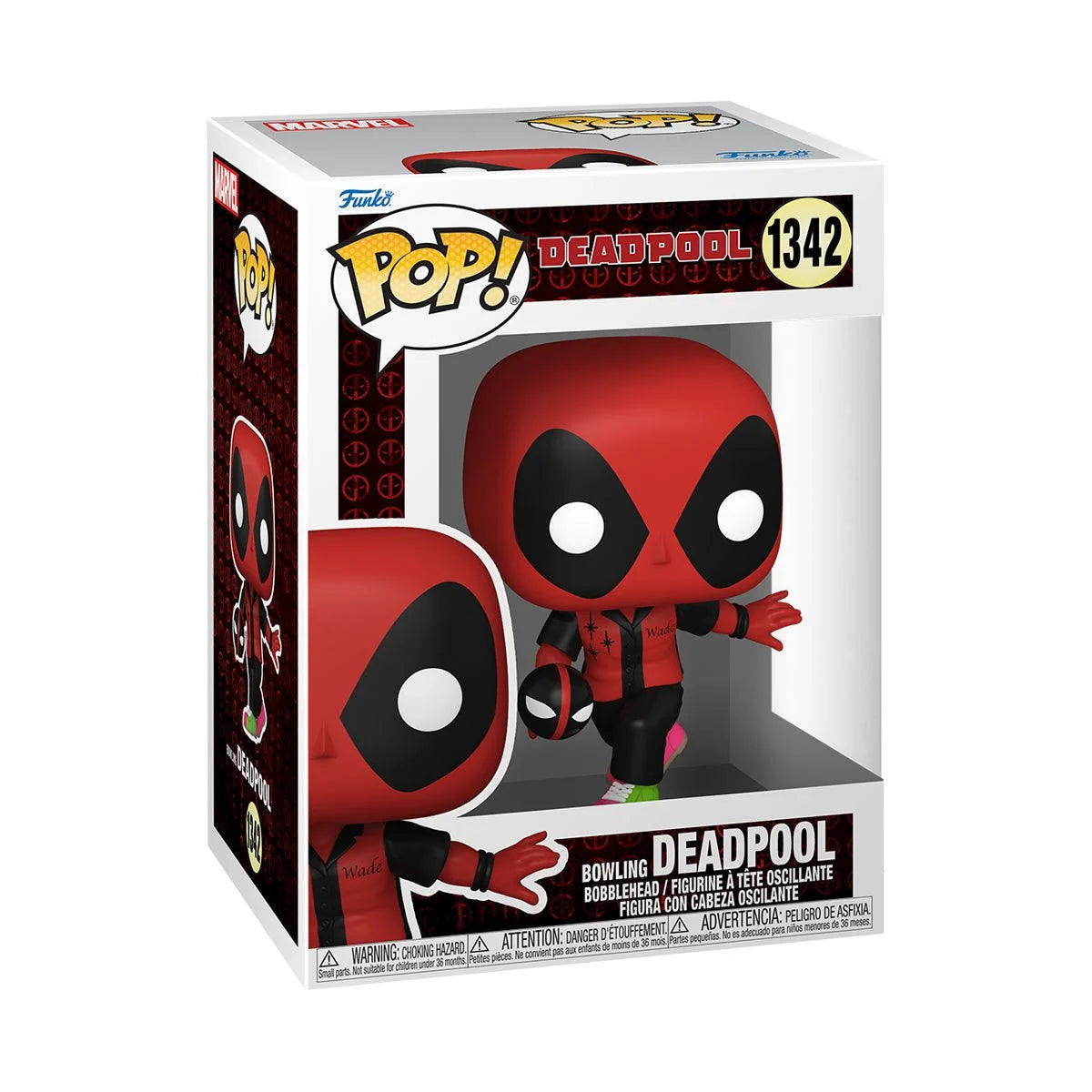 Deadpool Parody Bowling Funko Pop! Vinyl Figure #1342 - Marvel Collectible for Fans, Home Decor & Gift Idea | Perfect for Superhero Collections, Office Display & Pop Culture Enthusiasts