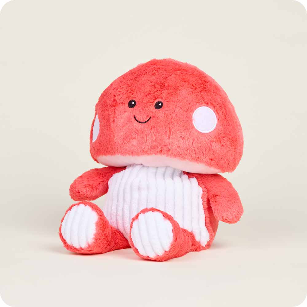 Red Mushroom Warmies - Soft Plush Microwaveable Heating Pad for Kids & Adults - Perfect for Relaxation, Stress Relief & Pain Relief