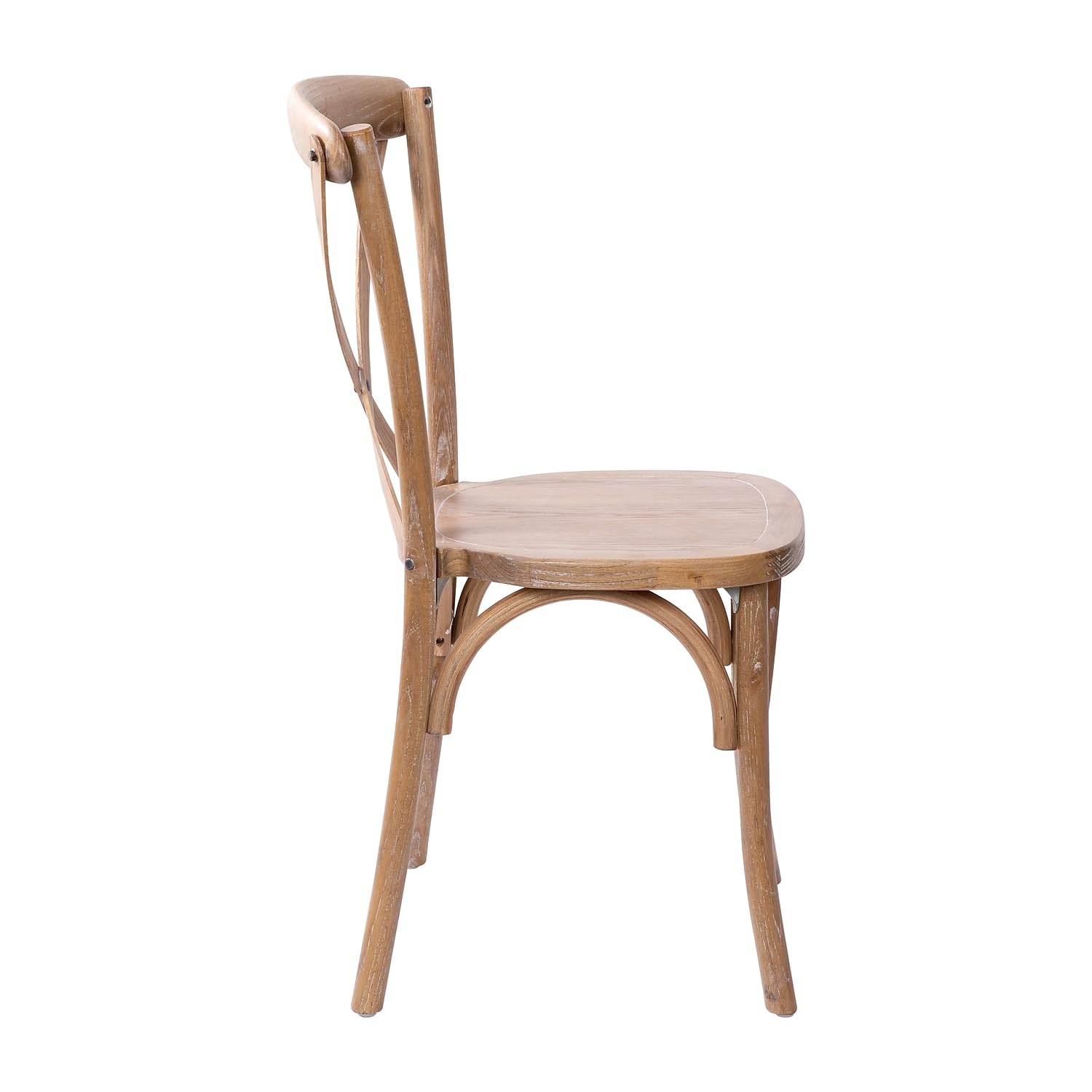 Flash Furniture Advantage Medium X-Back Chair with White Grain - Ergonomic Office Chair for Home & Office Workspace, Conference Room, Study Desk