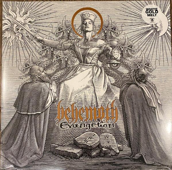 Behemoth Evangelion (White Gold Melt Vinyl) - Limited Edition Collectible Record for Music Enthusiasts & Anime Fans - Perfect for Home Decor, Gift Giving & Vinyl Collections