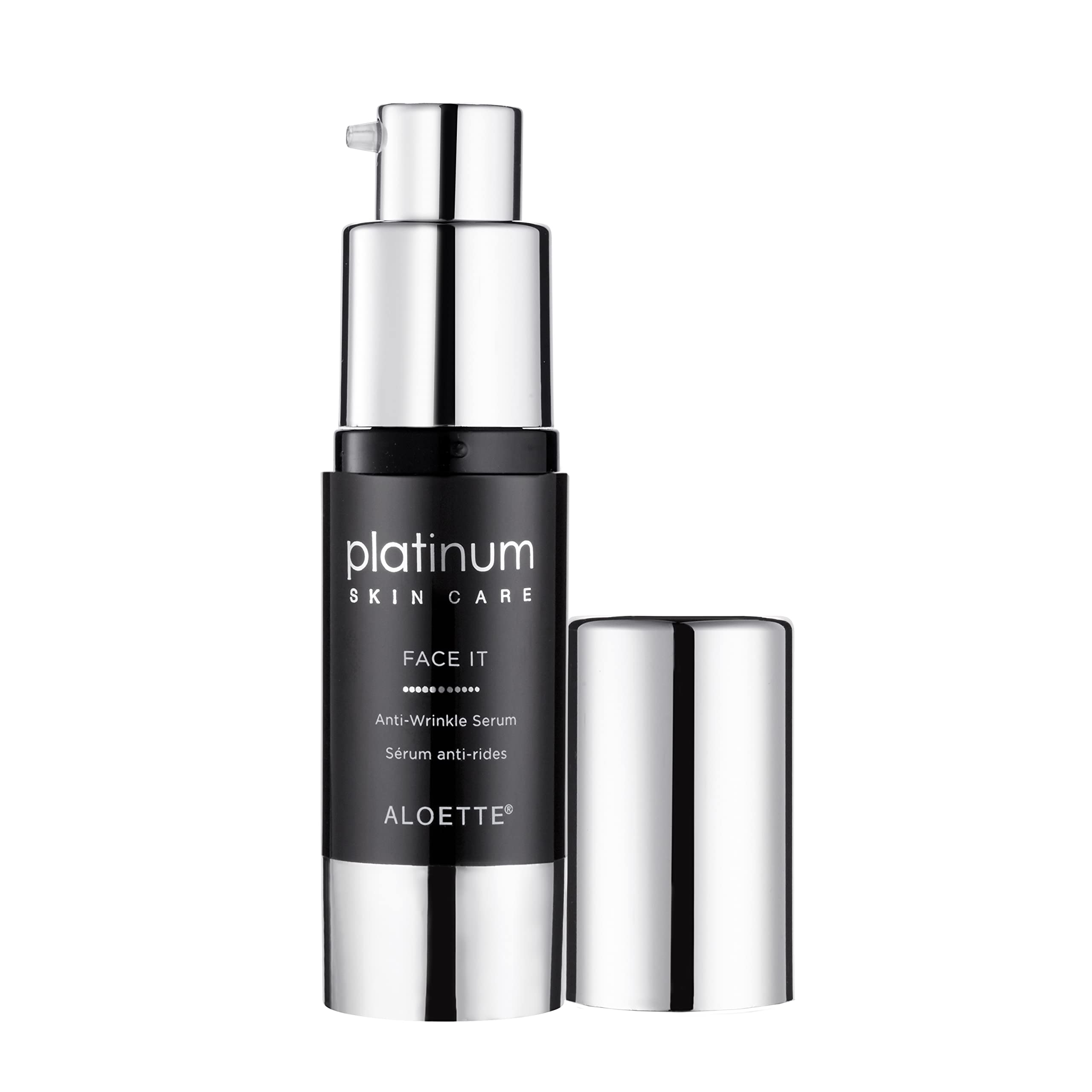 ALOETTE FACE IT Anti-Wrinkle Serum for Women - Hydrating & Firming Facial Treatment - Reduce Fine Lines & Wrinkles - Day & Night Use for Youthful Skin