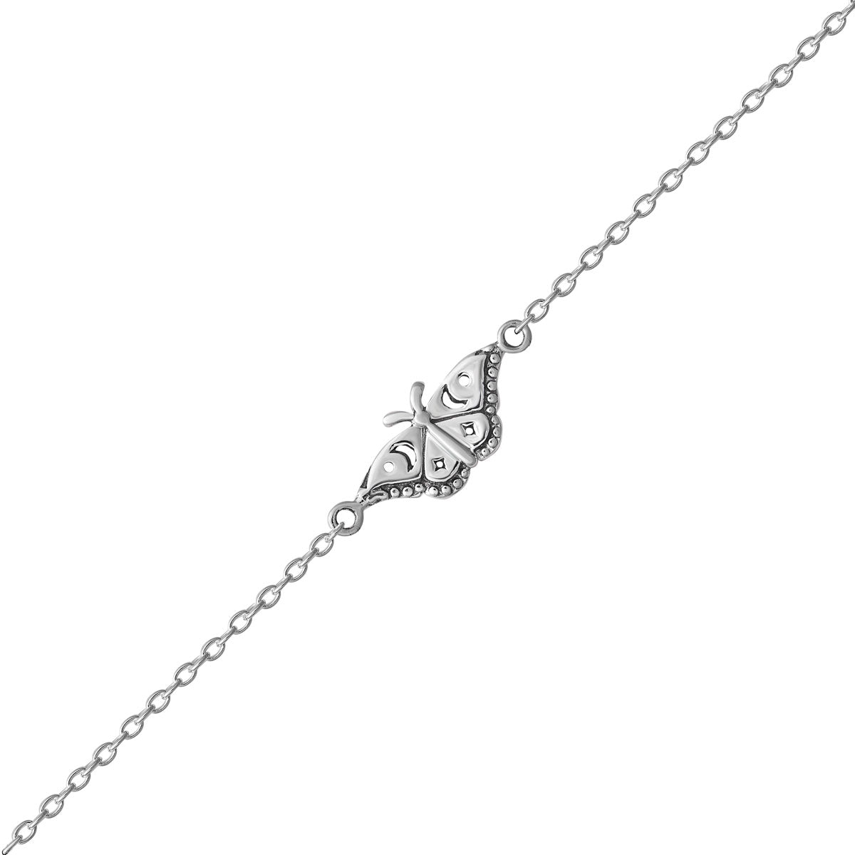 Celestial Moth Charm Bracelet for Women - Boho Moon Phase Jewelry - Perfect for Festival, Gift Giving & Spiritual Healing