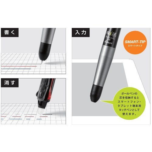 Pilot Frixion Ball 3 Smart Tip Touch Stylus Pen - White - Perfect for Note-Taking, Drawing & Tablet Use